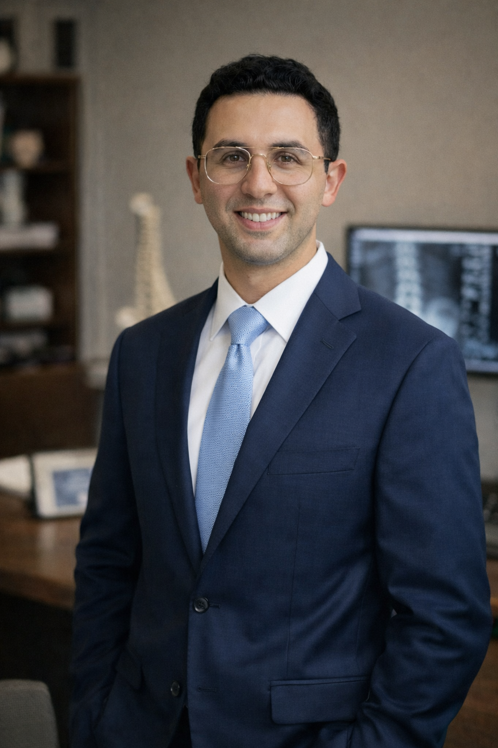 Dr. Marc Greenberg professional portrait in suit